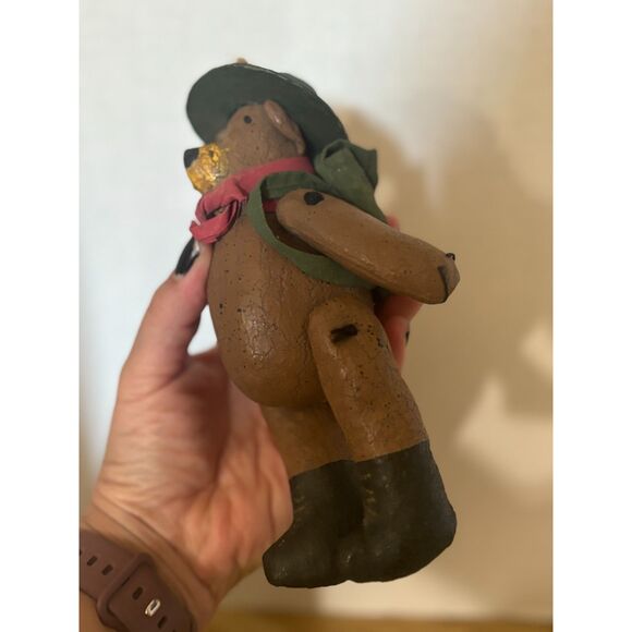 Stetson Home Classics 7" Jointed Bear Scout Camping Hiking Bear - Picture 2 of 9